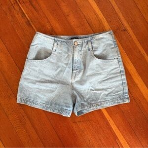 BDG Light Blue High Waisted Jean Short